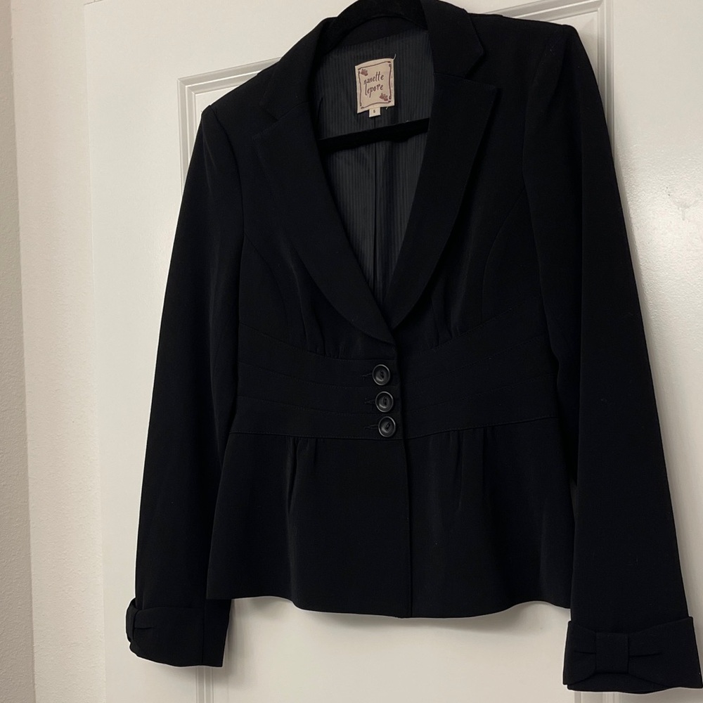 Nanette Lepore Elegant Black Blazer